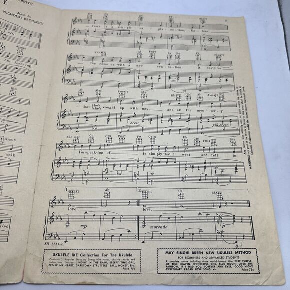 RICH YOUNG & PRETTY Sheet Music "I Can See You & Wonder" Jane Powell Vic Damone - Picture 6 of 11